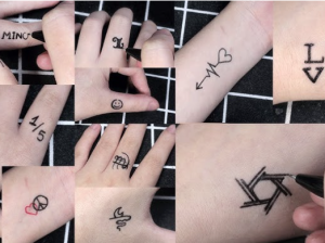 Vẽ Hình Xăm Bằng Bút Bi