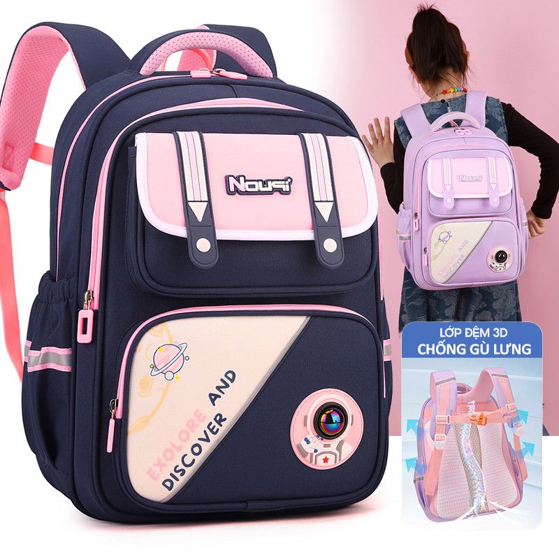 Cặp sách trẻ em cấp 1 chống gù lưng